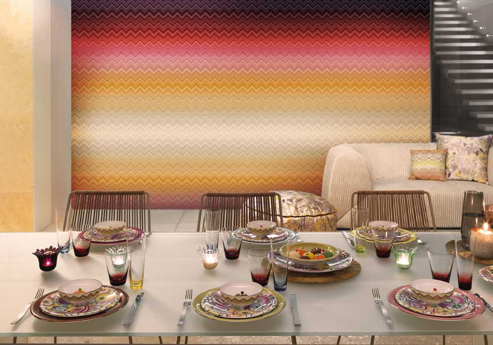 Esszimmer Tapeten Paneel aus Italien